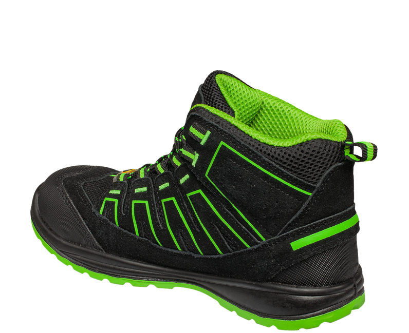 Bennon Alegro S1P ESD Work Boots, Green