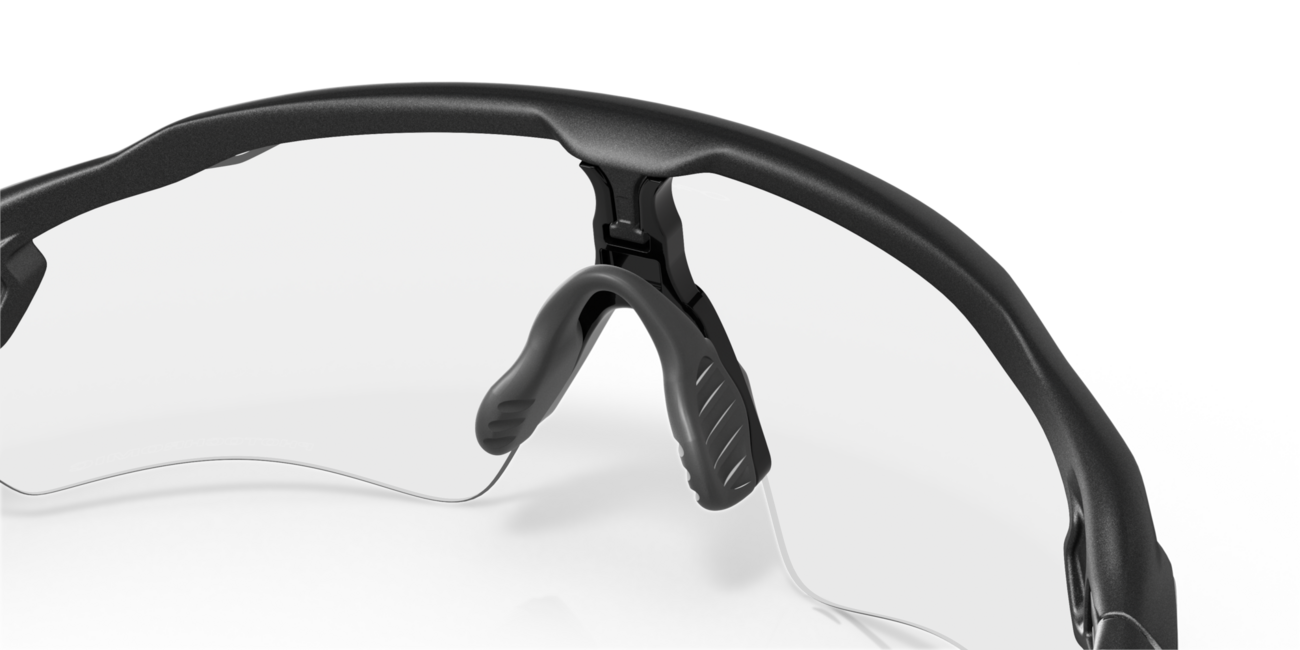 Oakley RADAR EV PATH Photochromic Sunglasses, Steel Frame, Clear 50% Black Iridium Photochromic Lenses