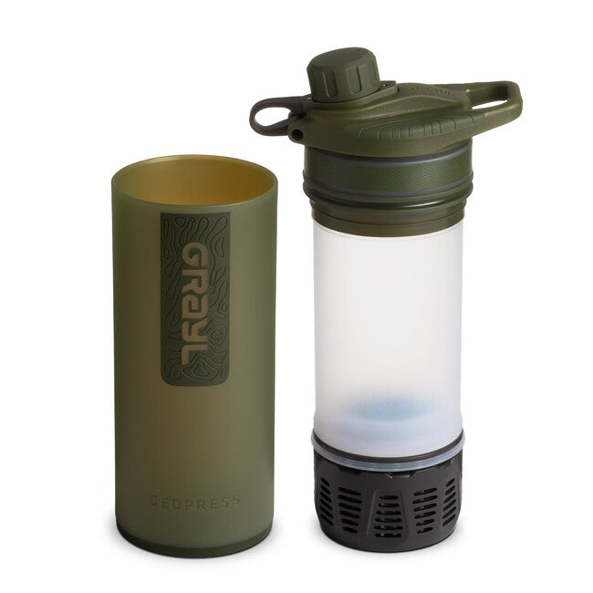 GRAYL GeoPress Purifier φιλτραρισμένη φιάλη, Olive Drab