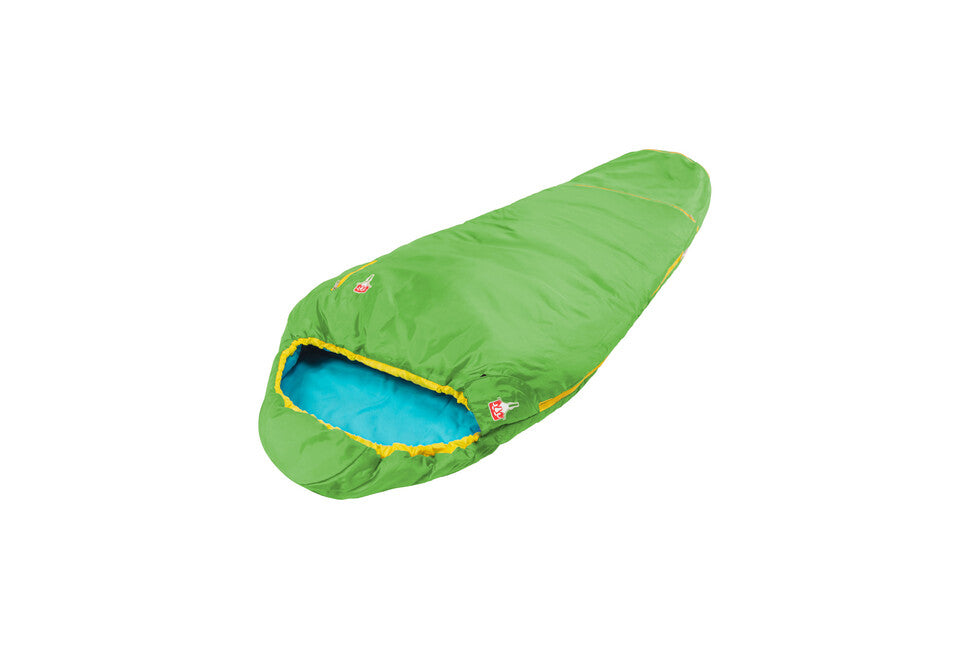 Grüezi-Sack Kids Bunter Grüezi kinderschlafsack, gecko grün