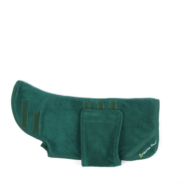 Mountain Paws Dog Robes Small, Green
