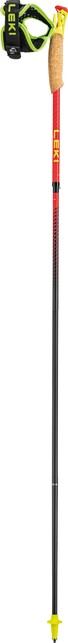 LEKI Ultratrail FX.One Superlite Trail Running Poles, Bright Red-Neon Yellow-Natural Carbon