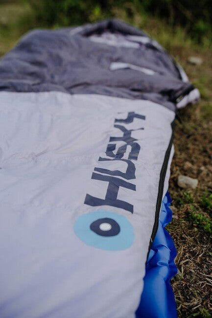 HUSKY Dinis Ladies Damen-Daunen-Dreijahreszeiten-Schlafsack -10, blau/rosa