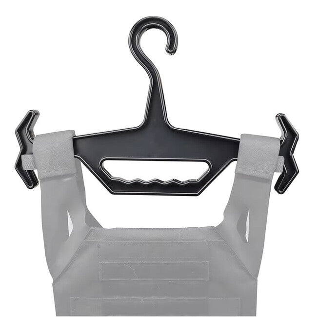 DRAGOWA Tactical Vulcan Portable Tactical Vest Hanger, Black