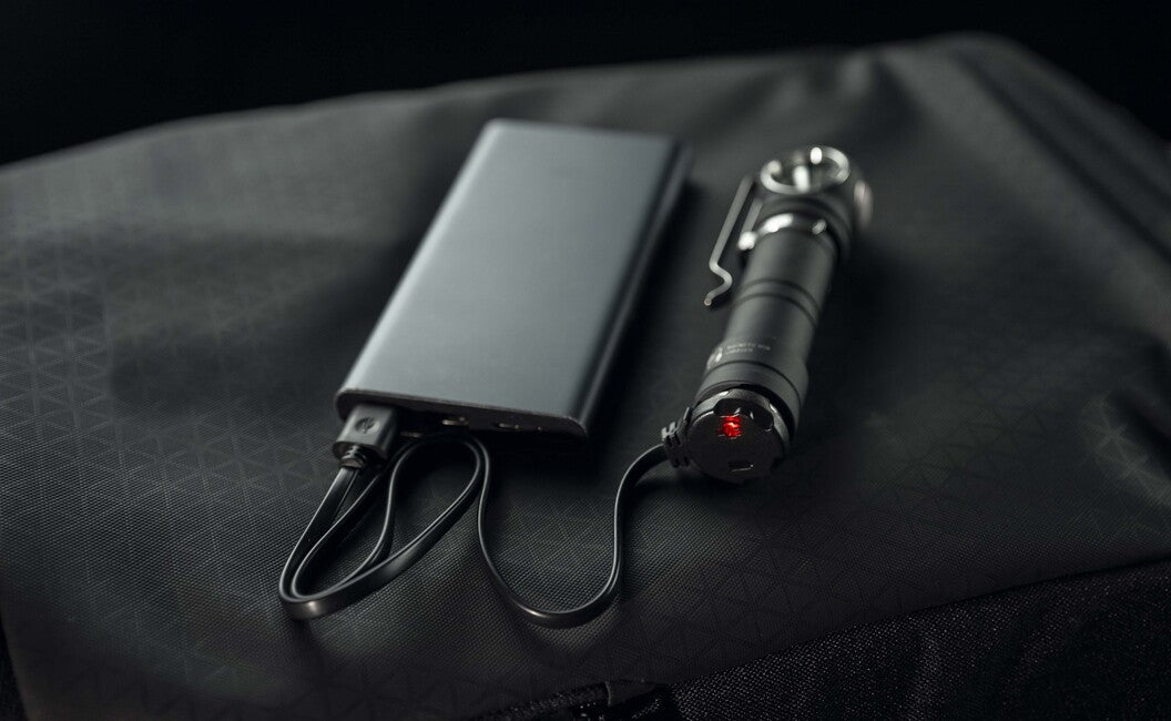 Armytek Wizard C2 Pro Max LR White LED Pocket Flashlight with Belt Clip, Pouch, Battery Powered, 4150 lm