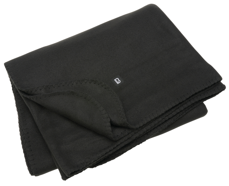 Brandit Fleece-Decke 135 x 175 cm, schwarz