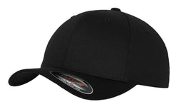 Brandit Cap Flexfit Wooly Combed, schwarz