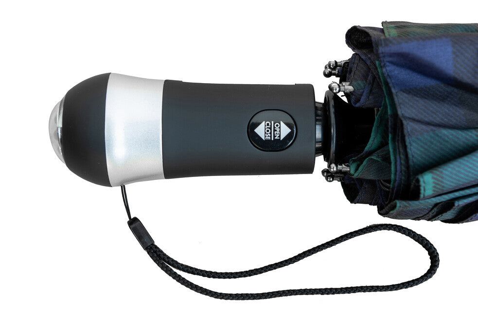 Origin Outdoors LED-Trek Συμπαγής Ομπρέλα LED, μπλε-πράσινο