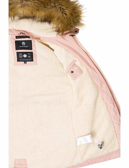 Marikoo Akira damen-Winterjacke mit Kapuze, rosa