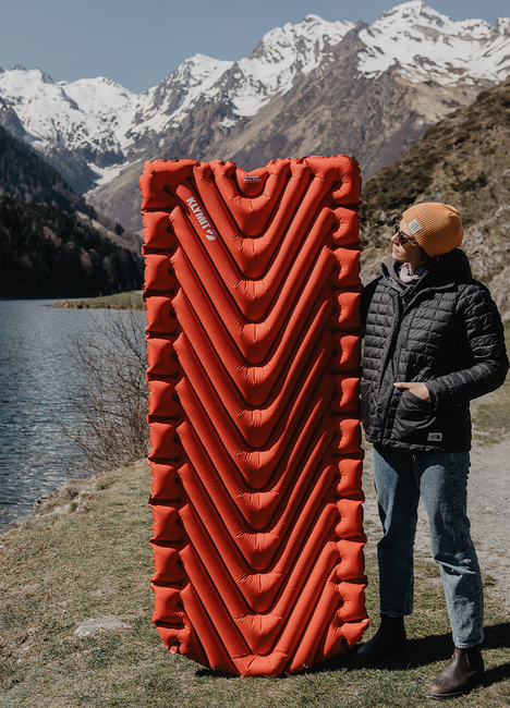 Klymit Izolovana karimatka Static V Luxe, rot