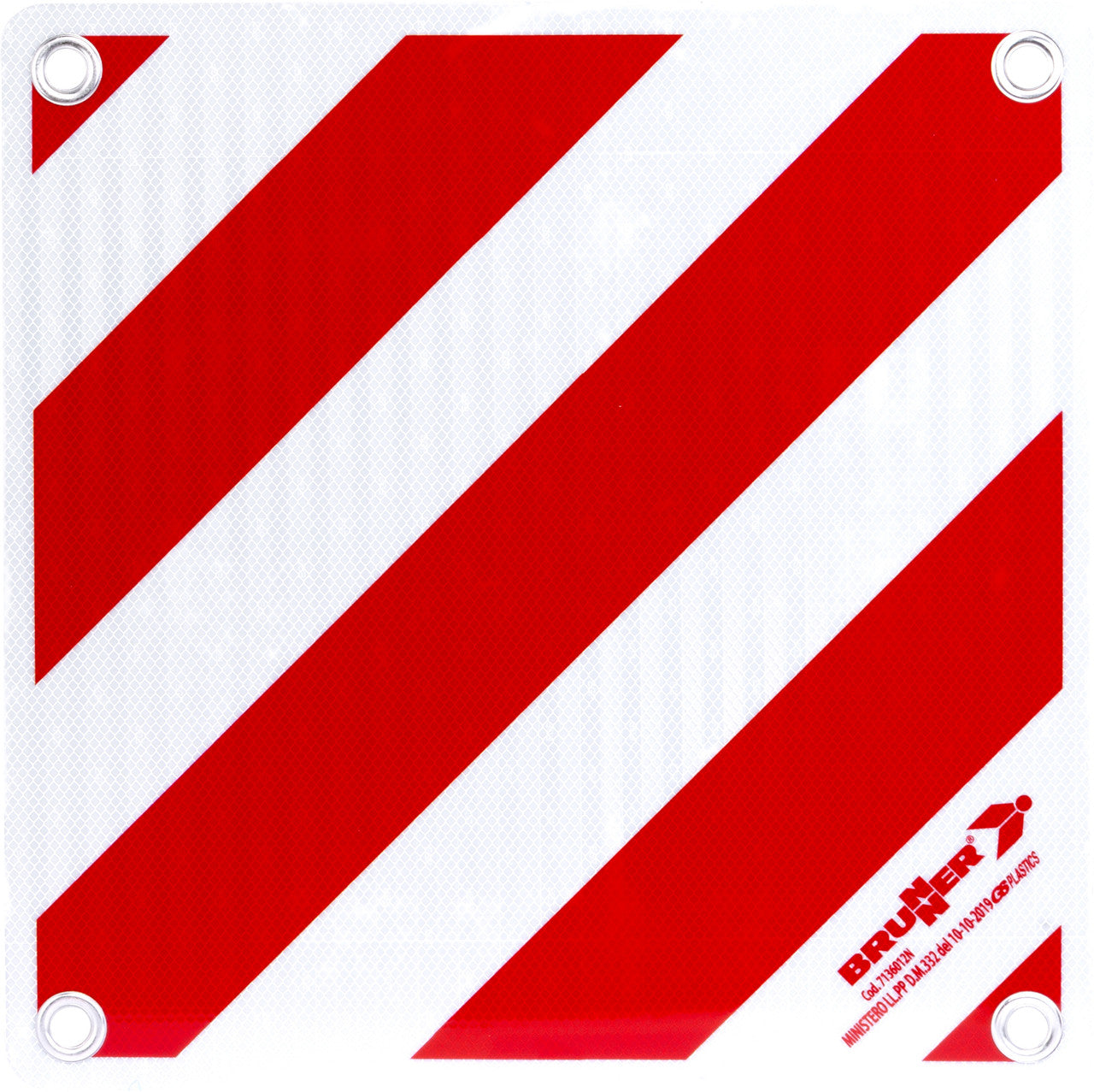 Brunner Značka na presahujúci náklad Zebra ALU