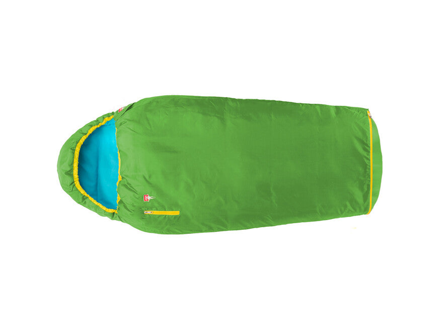 Grüezi-Sack Kids Bunter Grüezi kinderschlafsack, gecko grün