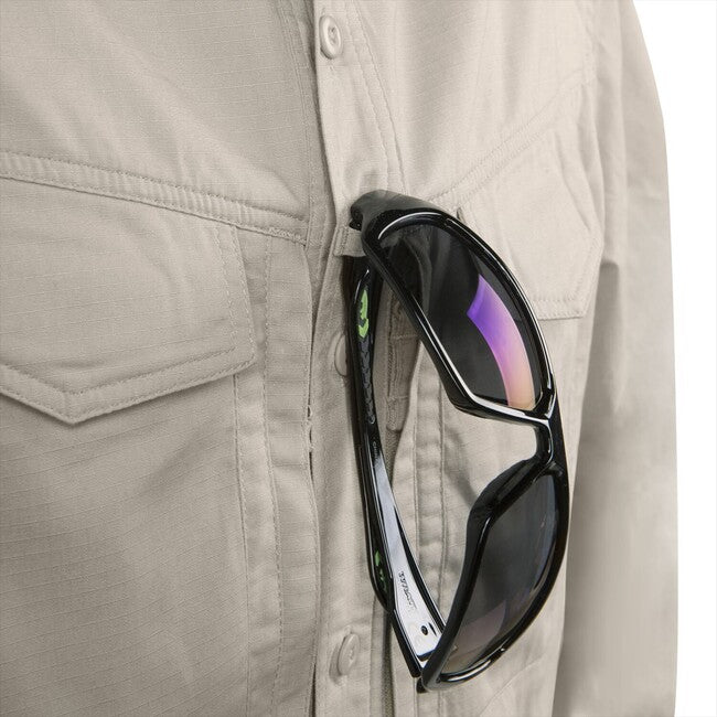 Helikon-Tex Defender Mk2 Hemd mit langen Ärmeln - PolyCotton Ripstop, beige