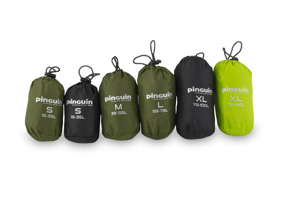 Pinguin Raincover Regenhülle für Rucksack 35-55L, gelb-grün