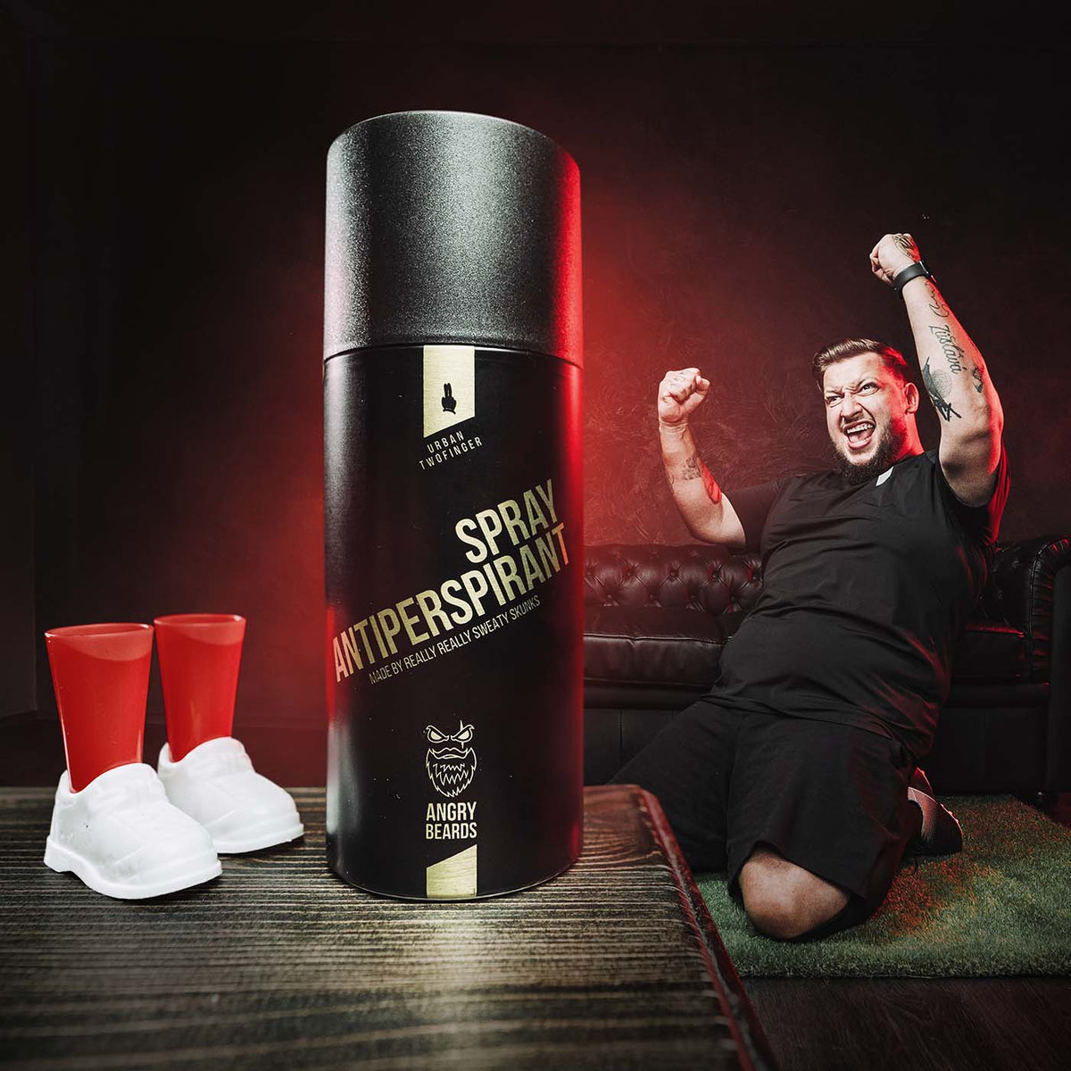 Angry Beards Urban Twofinger dezodorant antiperspirant, 150 ml