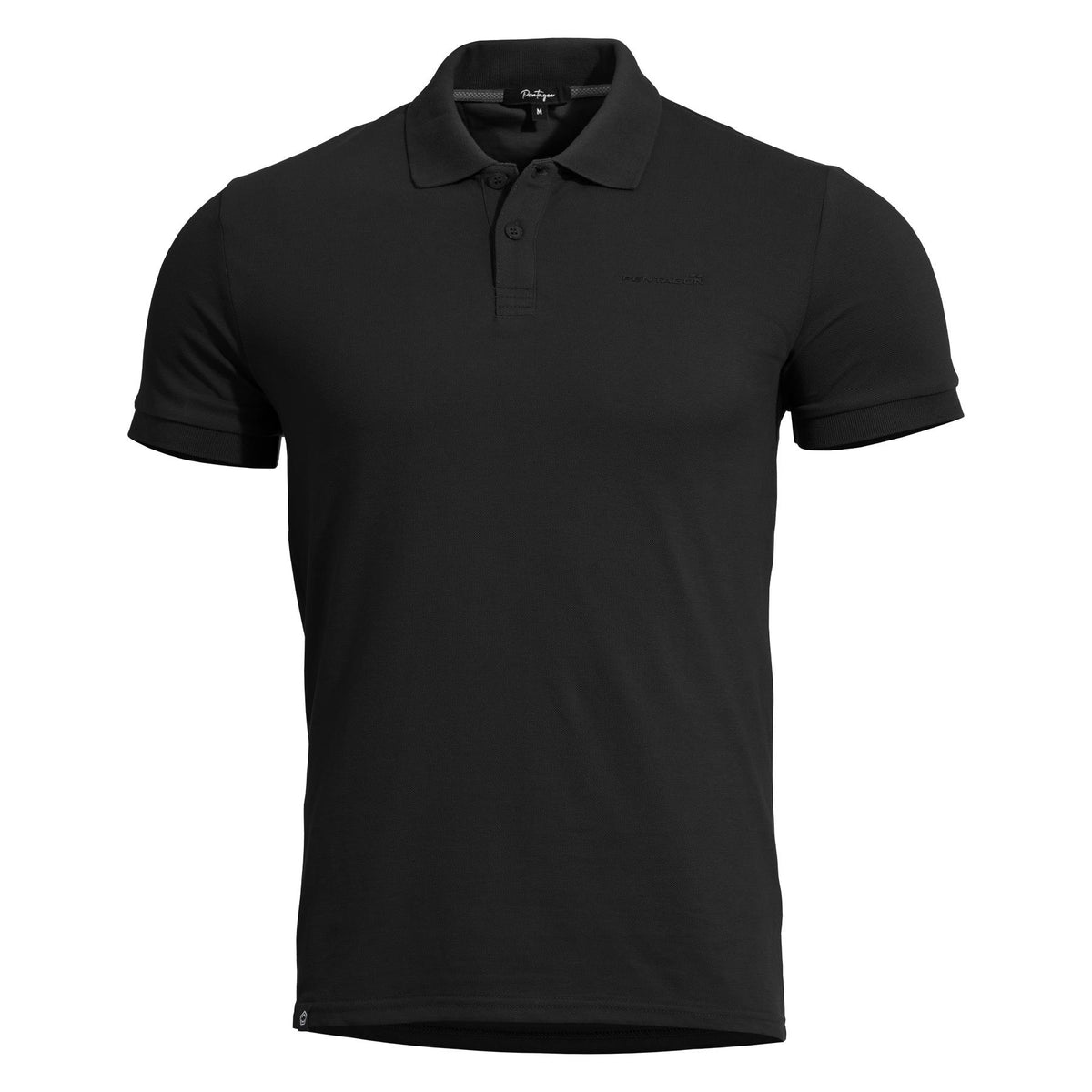 Pentagon Poloshirt Moth Piquet, schwarz