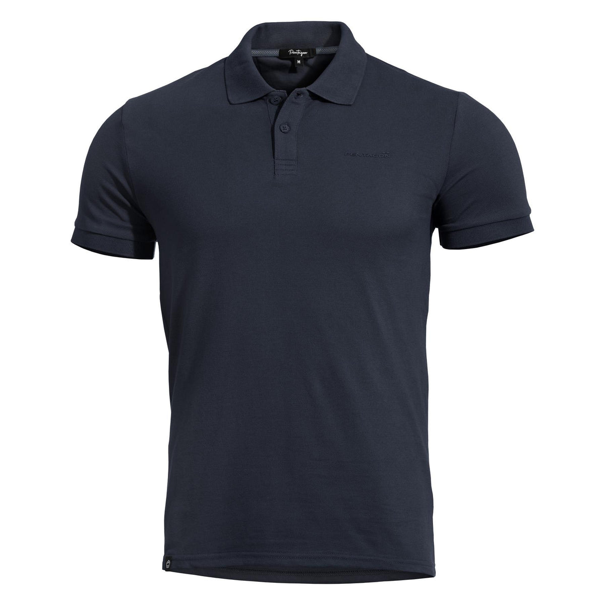 Pentagon Poloshirt Moth Piquet, midnight blue