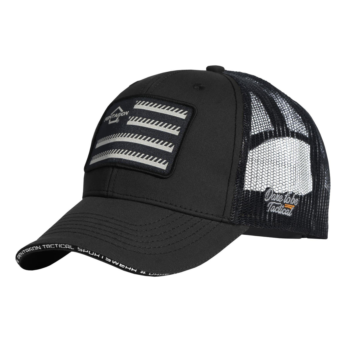 Pentagon Cap Wills Truckers Twill- FG, schwarz