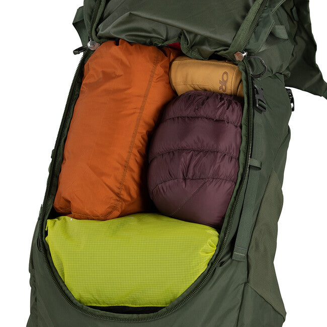 Osprey Kestrel 58 Hiking Backpack, Bonsai Green