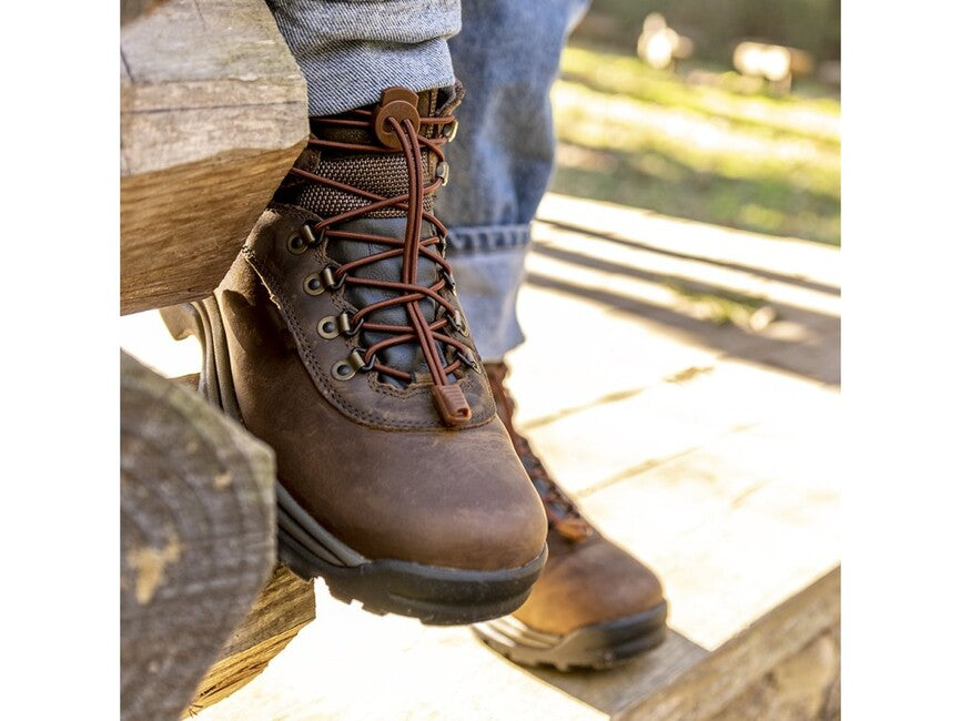Lock Laces Trekking Shoe Laces, Dark Brown