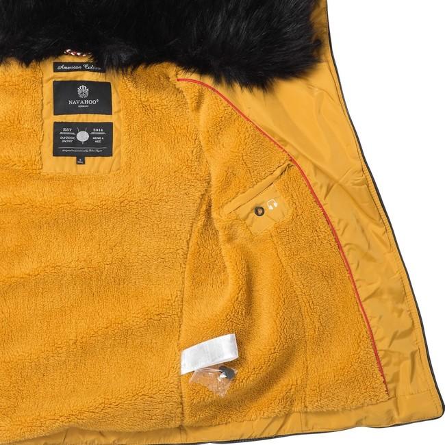 Navahoo Yuki2 damen Winterjacke, gelb