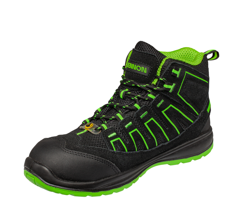 Bennon Alegro S1P ESD Work Boots, Green