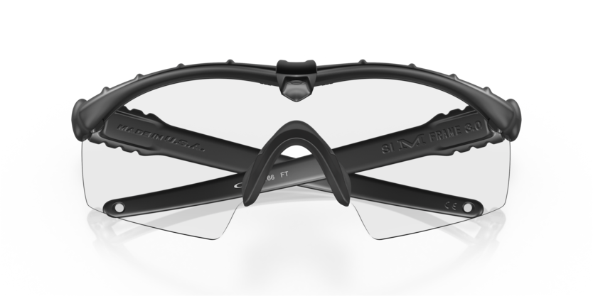Oakley SI M Frame 3.0 Ballistic Glasses, Clear Lens, Black