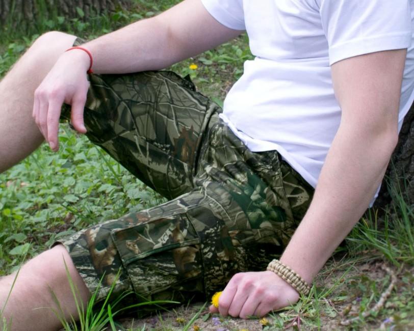 Loshan Leafy Shorts, Real Tree Dark