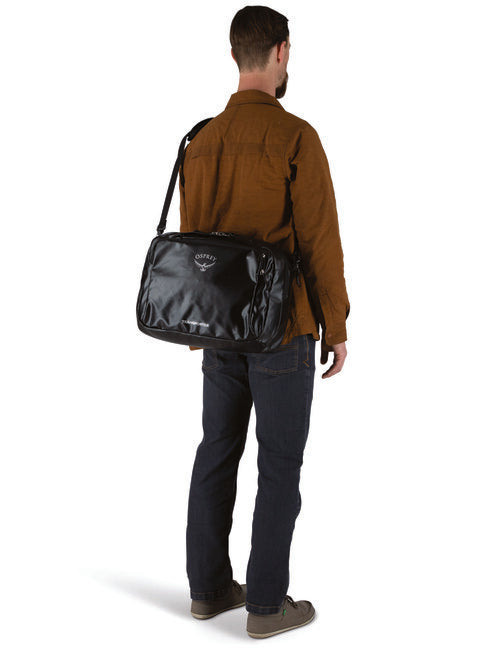 OSPREY TRANSPORTER CARRY-ON BAG τσάντα ώμου, μαύρο