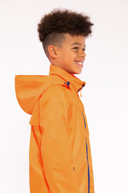 Mac in a Sac Origin 2 Kids Waterproof Jacket, Orange