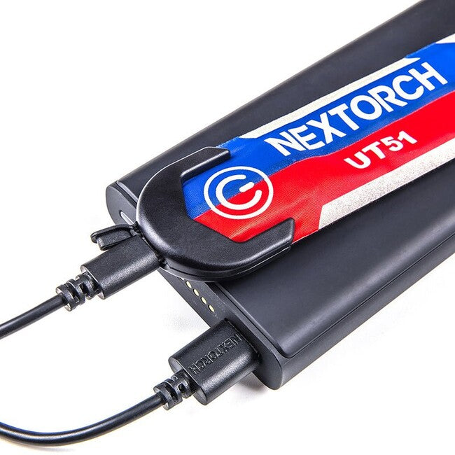 NexTorch® UT51 Ανακλαστική Ζώνη Ασφαλείας με Αναλαμπή, Κόκκινο-Μπλε