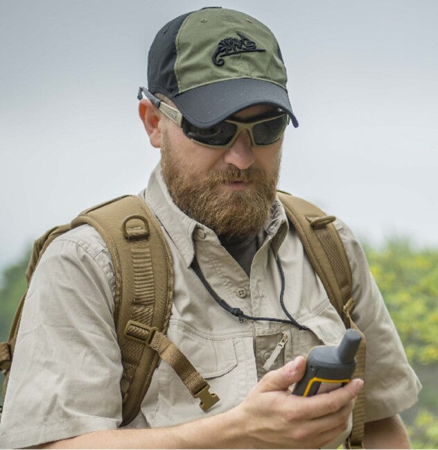 Helikon-Tex PolyCotton Ripstop Cap, Coyote/Olive Green