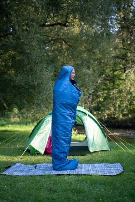 Husky Synthetic Three-Season Sleeping Bag -10°C, Blue