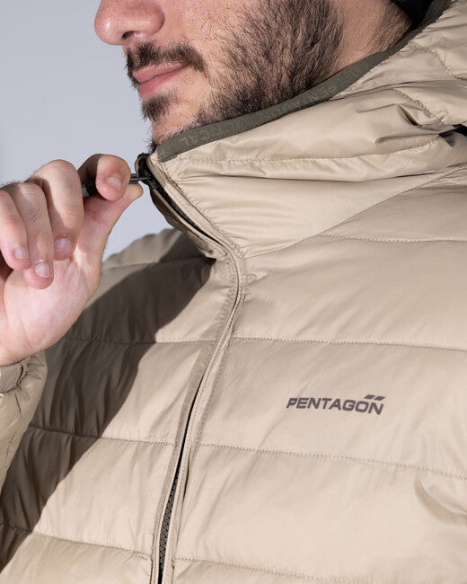 Pentagon Aurora 2.0 herrenjacke mit Kapuze, cinder grey