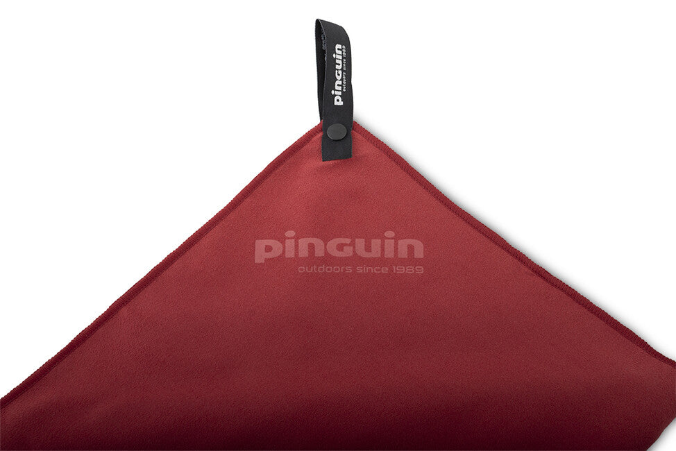 Pinguin Micro Handtuch Logo 40 x 80 cm blau