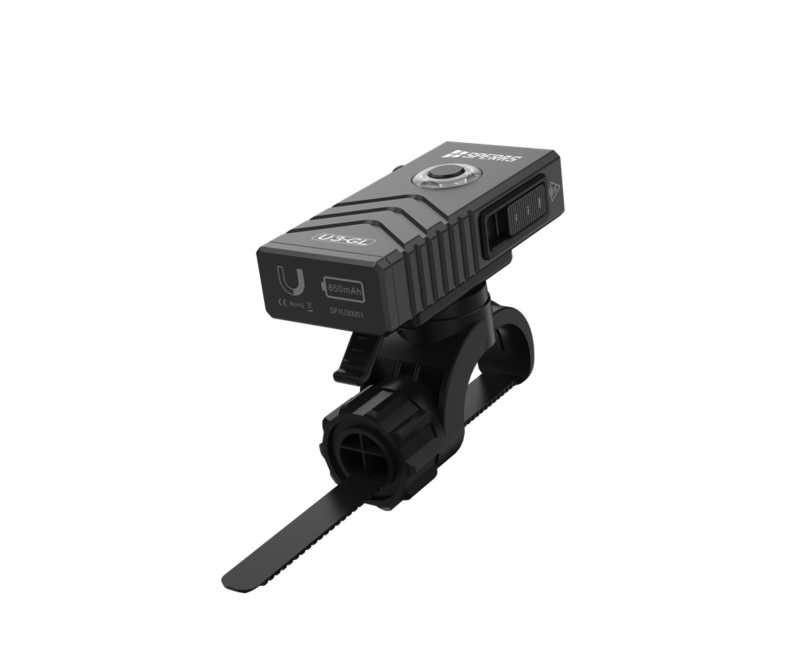 Speras U3-GL Multifunctional EDC Flashlight, Black