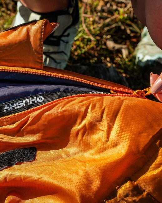 HUSKY Synthetic Three-Season Sleeping Bag -10, Mustard