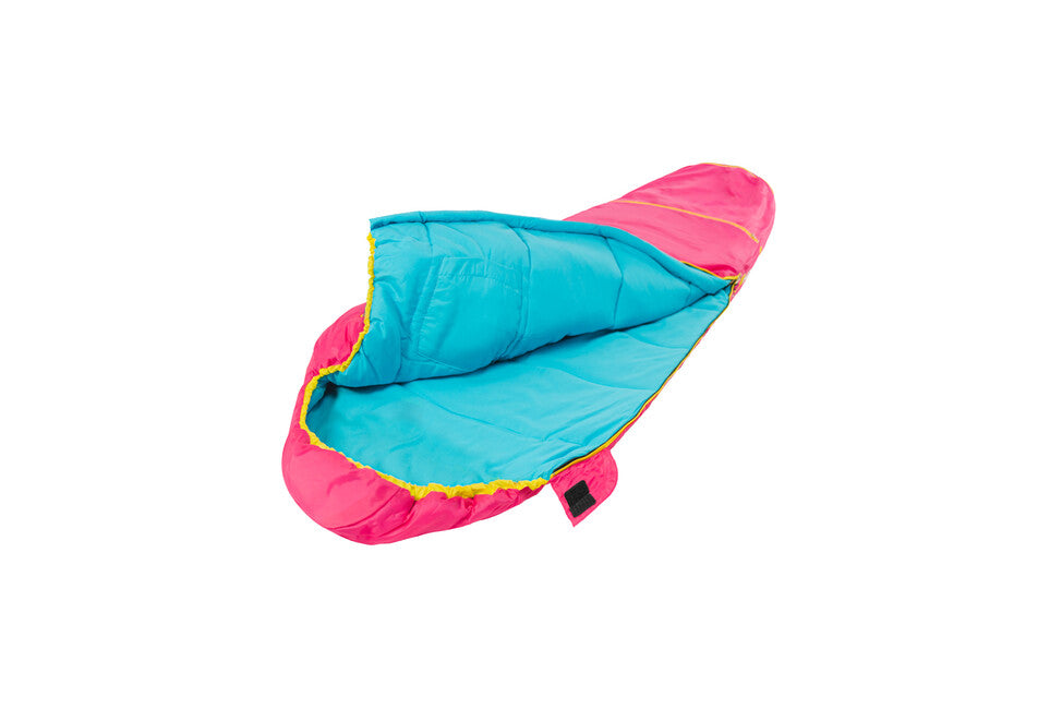Grüezi-Sack Bunter Grüezi Kids Schlafsack rosa