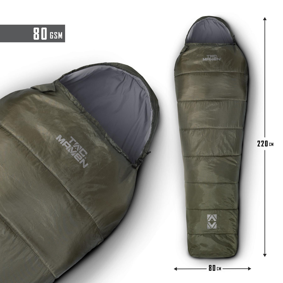 Pentagon Cocoon 10°C Sleeping Bag, Dark Grey