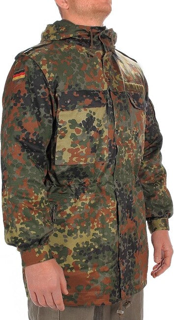 Mil-Tec bw feldjacke fleckt.m.unterziehj.nach tl