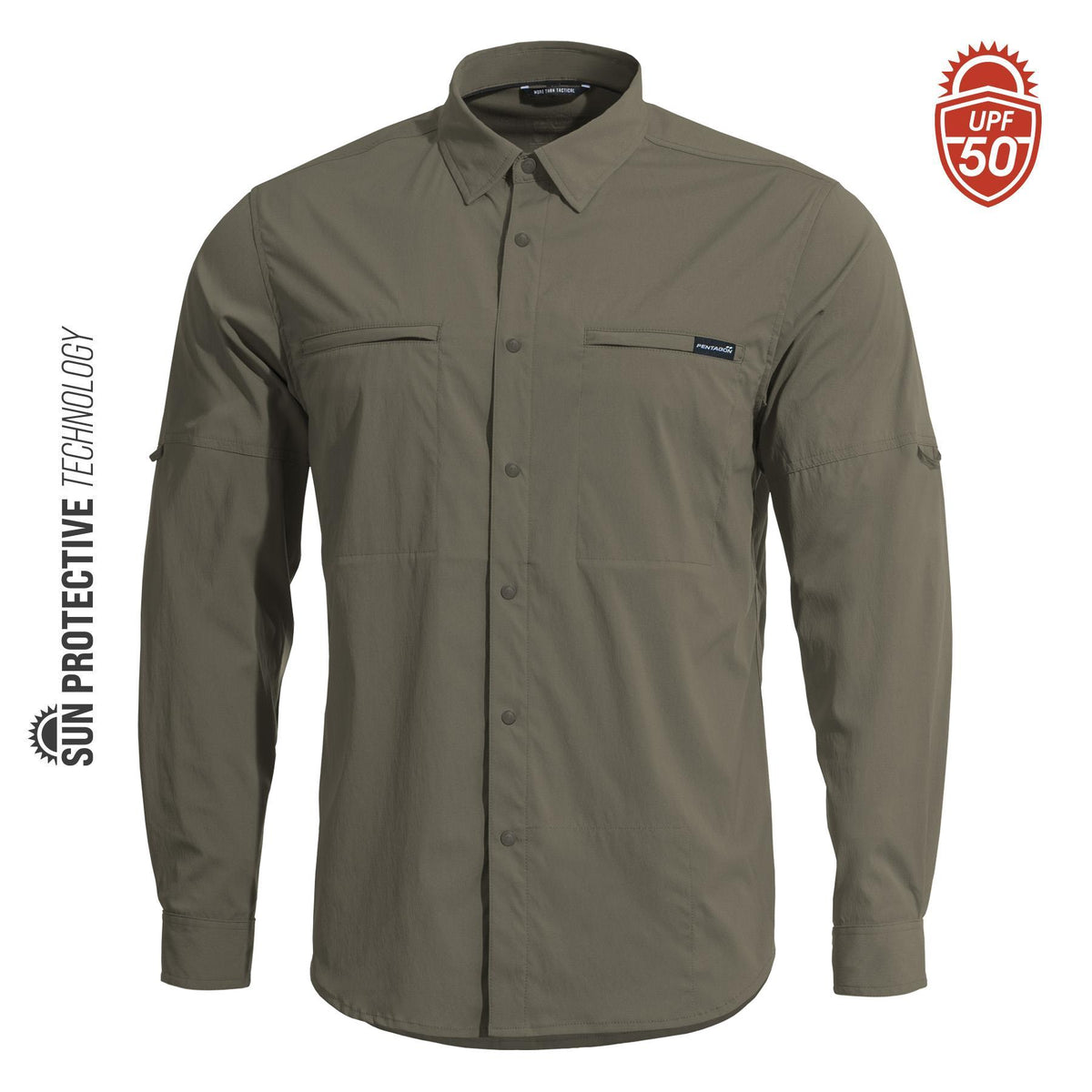 Pentagon Hemd Wayne Sunproof, dunkelgrau