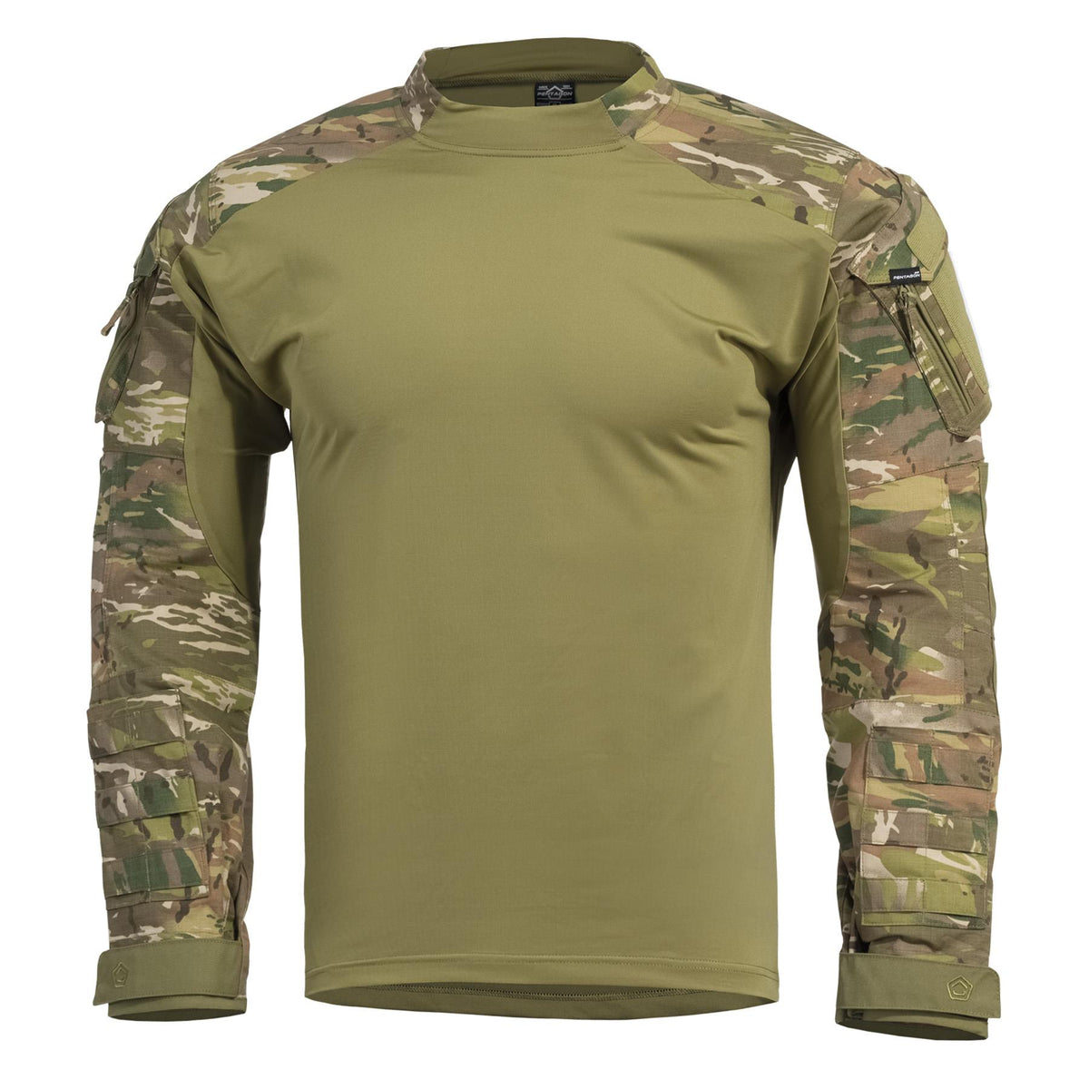 Pentagon T-Shirt Wolf Combat, Grassman