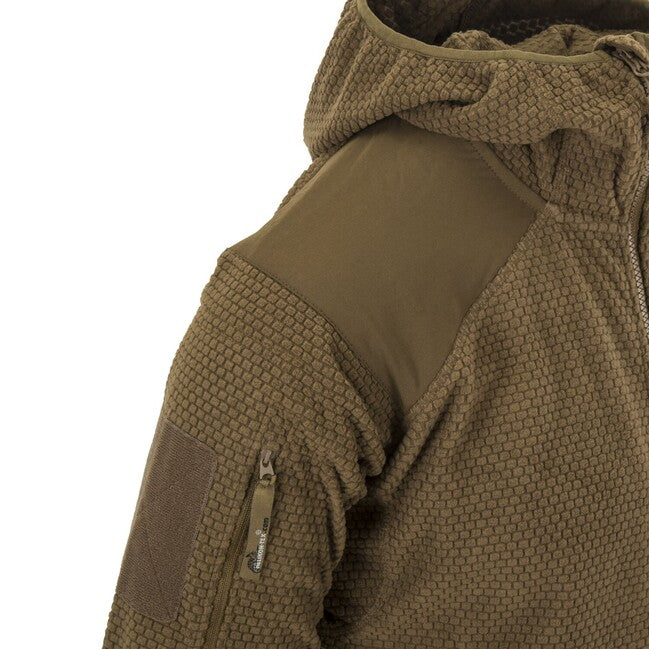 Helikon-Tex Alpha Hoodie Grid Fleece Shadow Grey