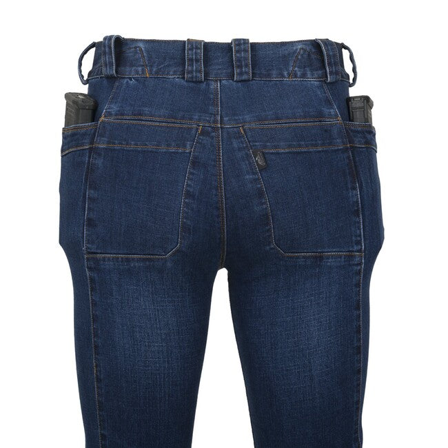 Helikon-Tex COVERT Tactical Pants, Denim Mid, Vintage Worn Blue