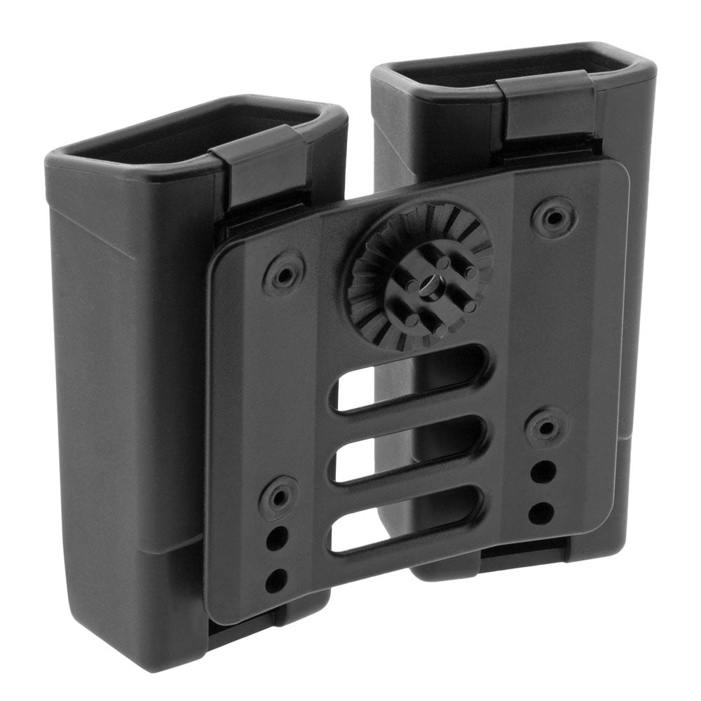 ESP MH-MH-24 dvojité rotačné puzdro na dva zásobníky 9 mm Luger, čierne