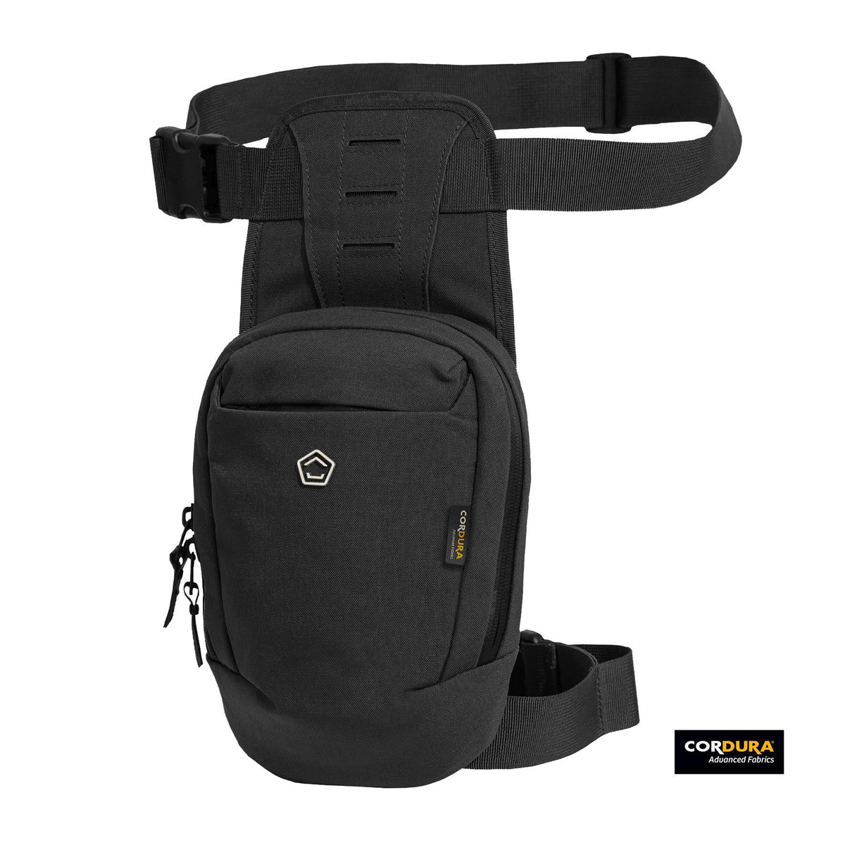 Pentagon Consul Thigh Pouch, Black