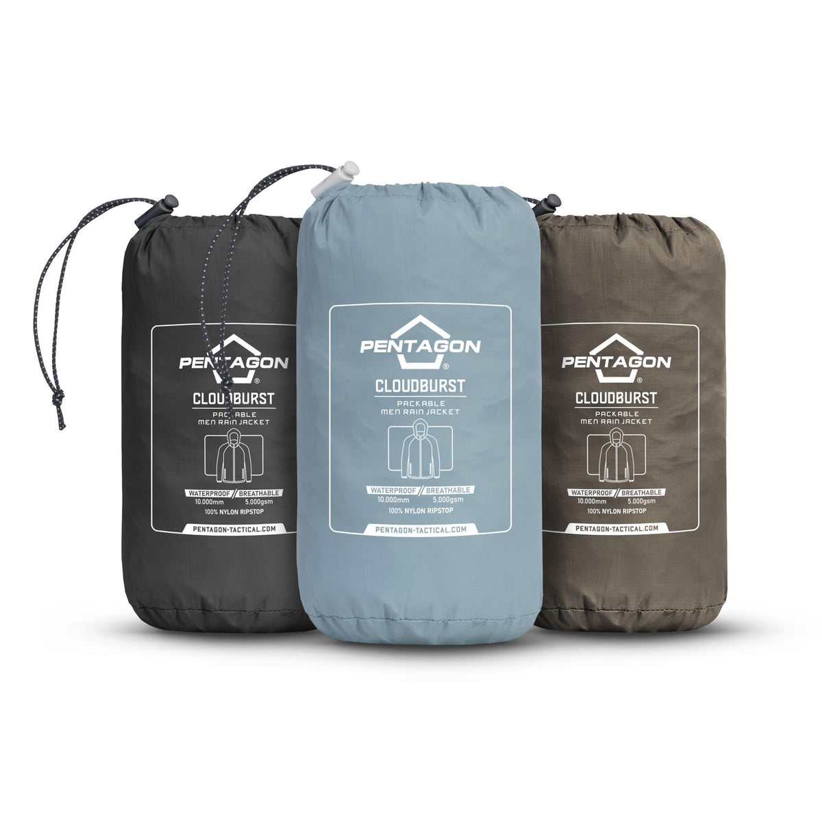 Pentagon Cloudburst Packable moška jakna, mentol