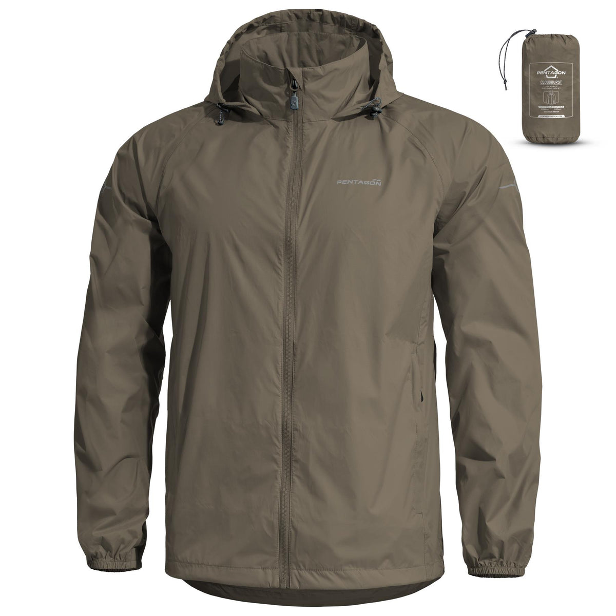 Pentagon Cloudburst Packable Herren Jacke, RAL7013