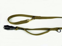K9 Thorn Kong Frog verstellbare Leine mit vorderem Griff, coyote, 255 cm