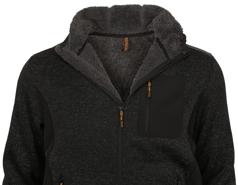 BENNON Sweatshirt NORTOS, grau/schwarz